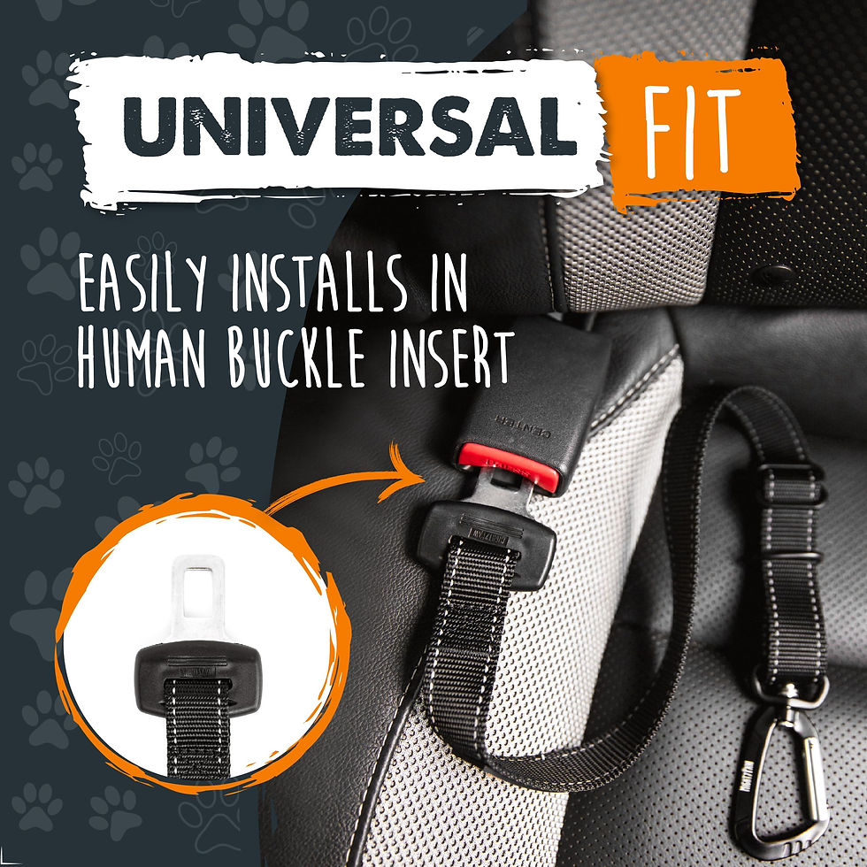 Thumbnail: Mighty Paw Dog Seat Belt for Car - Safe Distraction Free Driving, Heavy-Duty ...