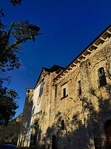 Fachada del Exconvento desde el flanco derecho