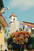 Carruaje de procesión del Víacrucis