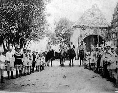Jinetes del Víacrucis en los años veinte