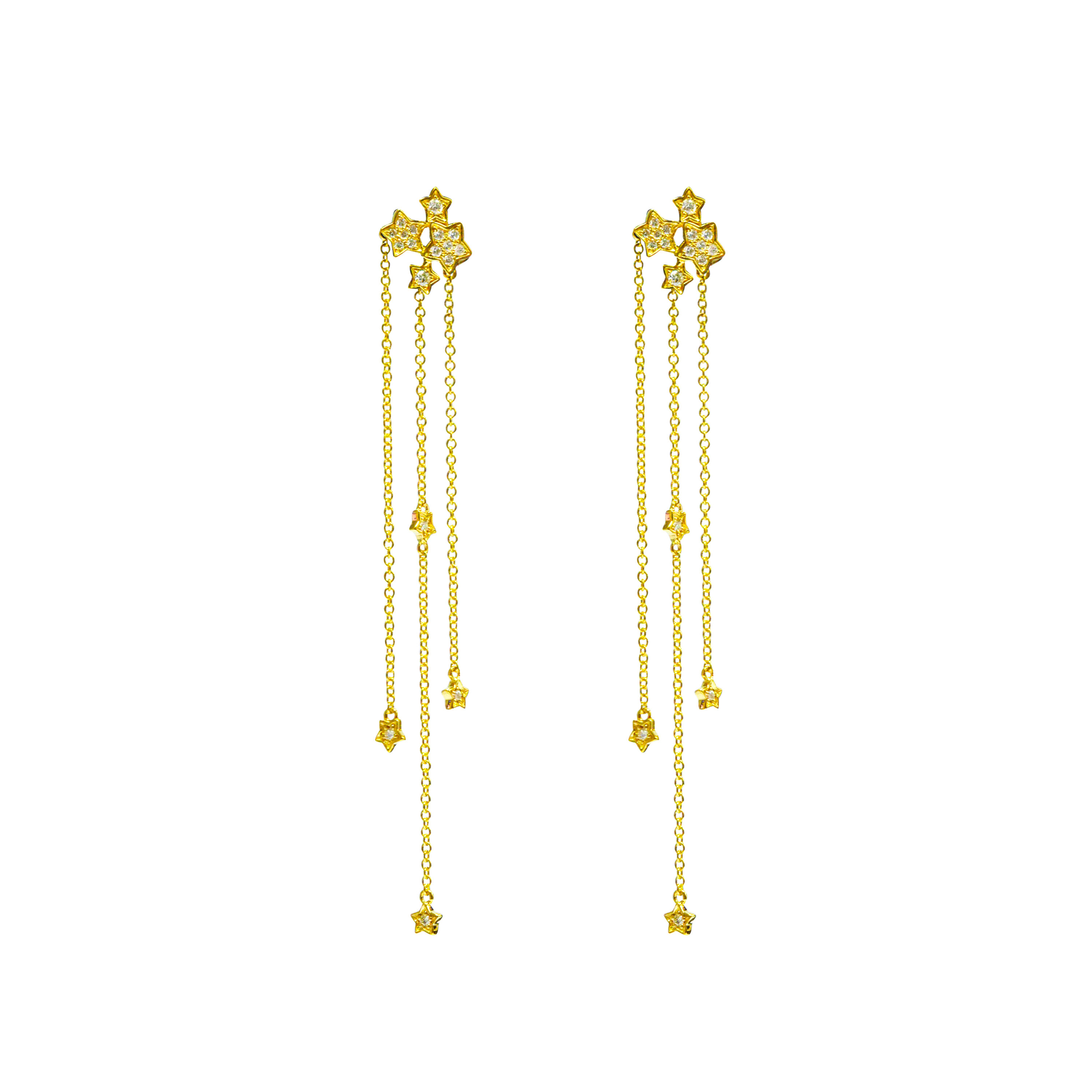 Star Cluster Dangle Earring