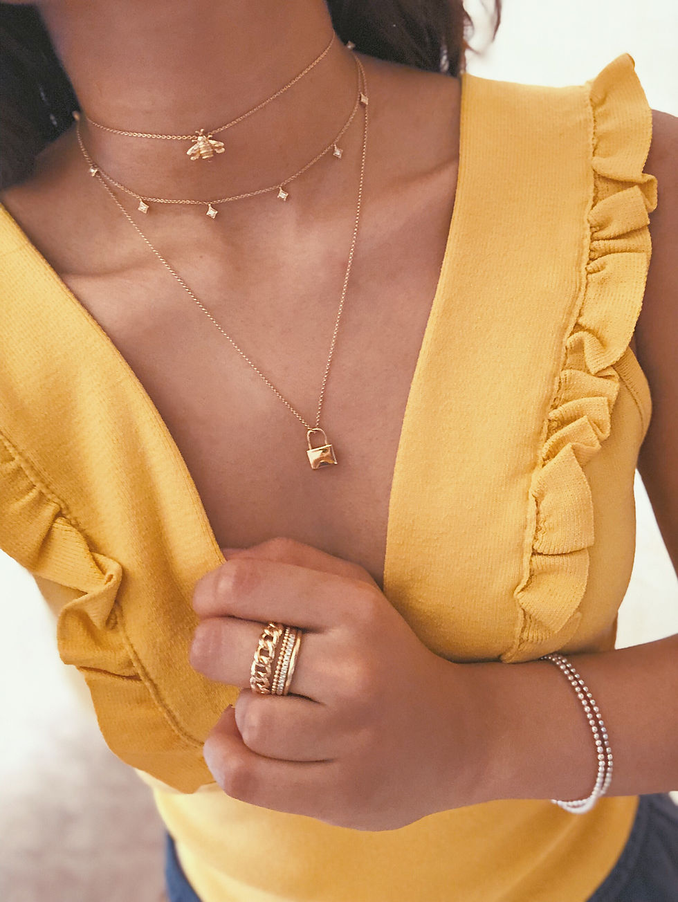 Thumbnail: Golden Bee Pendant