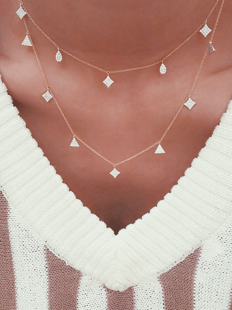 Thumbnail: Squares & Triangles Necklace