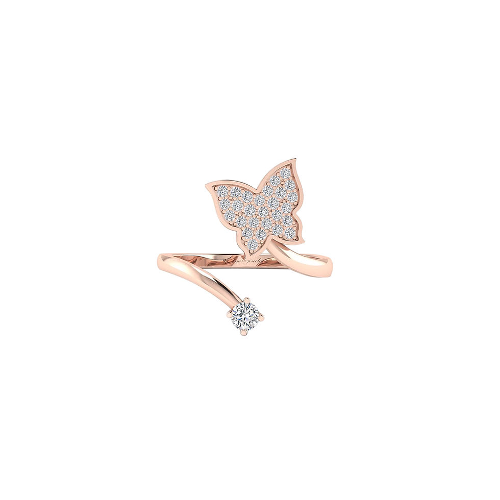 Thumbnail: Butterfly Drop Ring