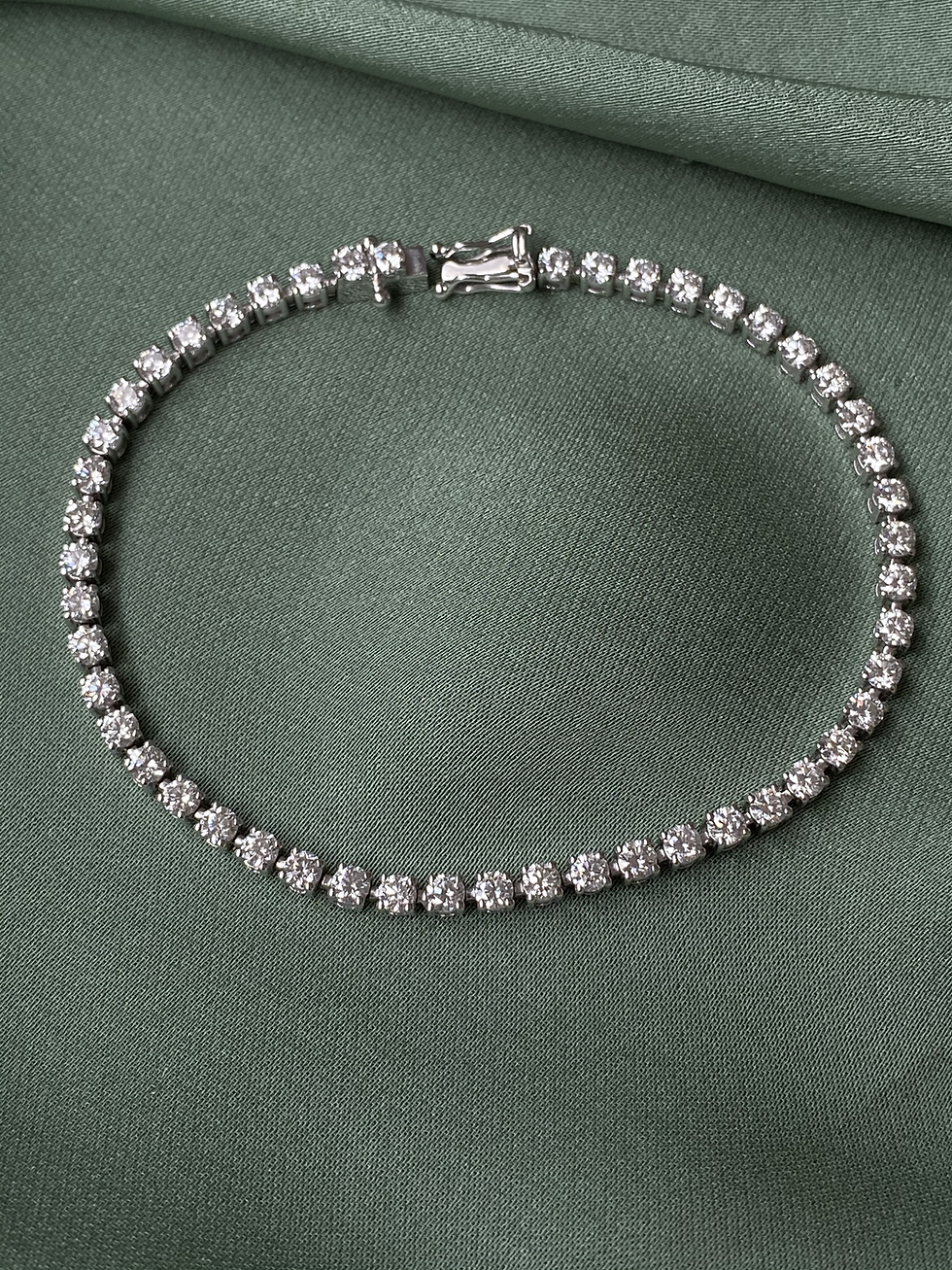 Thumbnail: 5ct Classic Diamond Tennis Bracelet