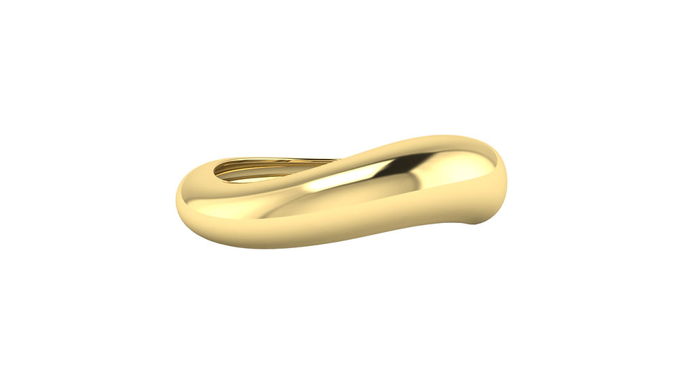 Thumbnail: Bold Twist Gold Band
