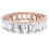 Thumbnail: Classic Emerald Cut Diamond Eternity Ring