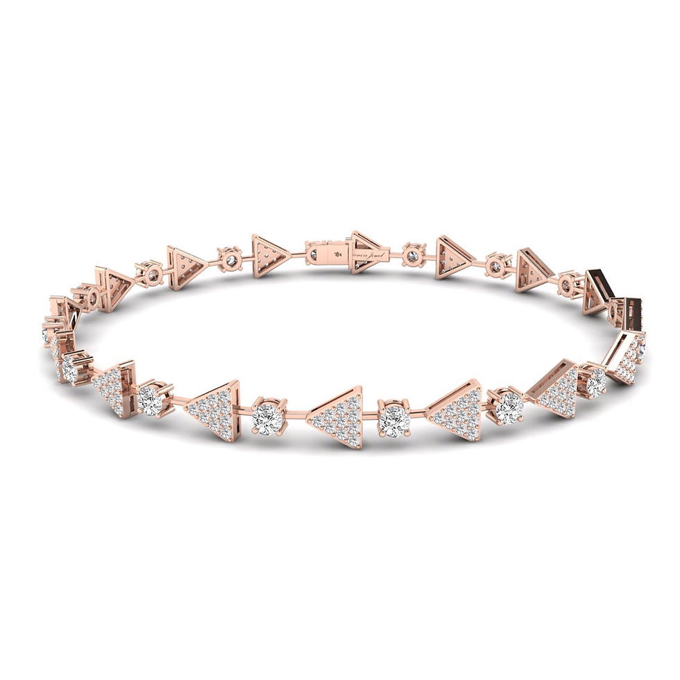 Thumbnail: Triangles Tennis Bracelet