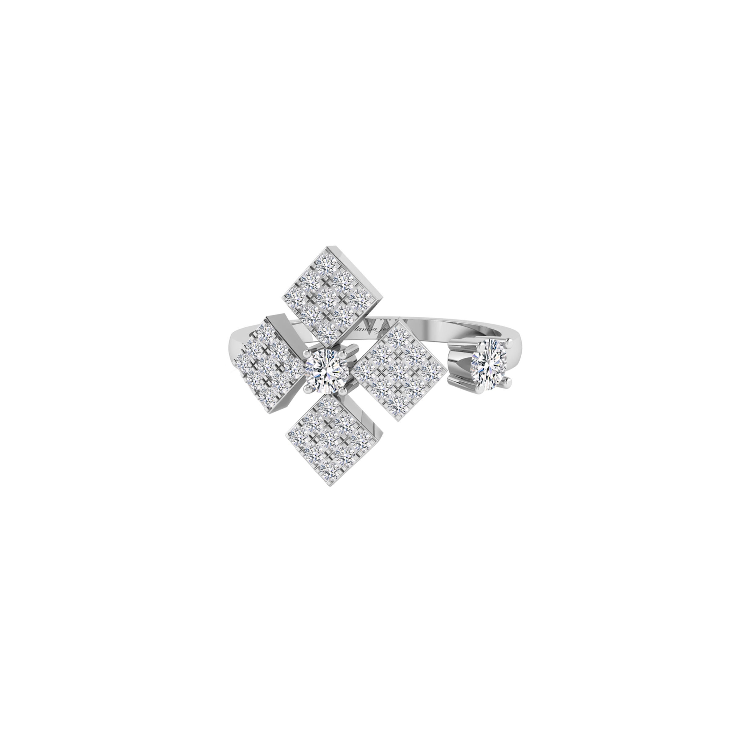Diamond Clover Ring