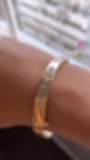 Thumbnail: Multishape Gold Bangle
