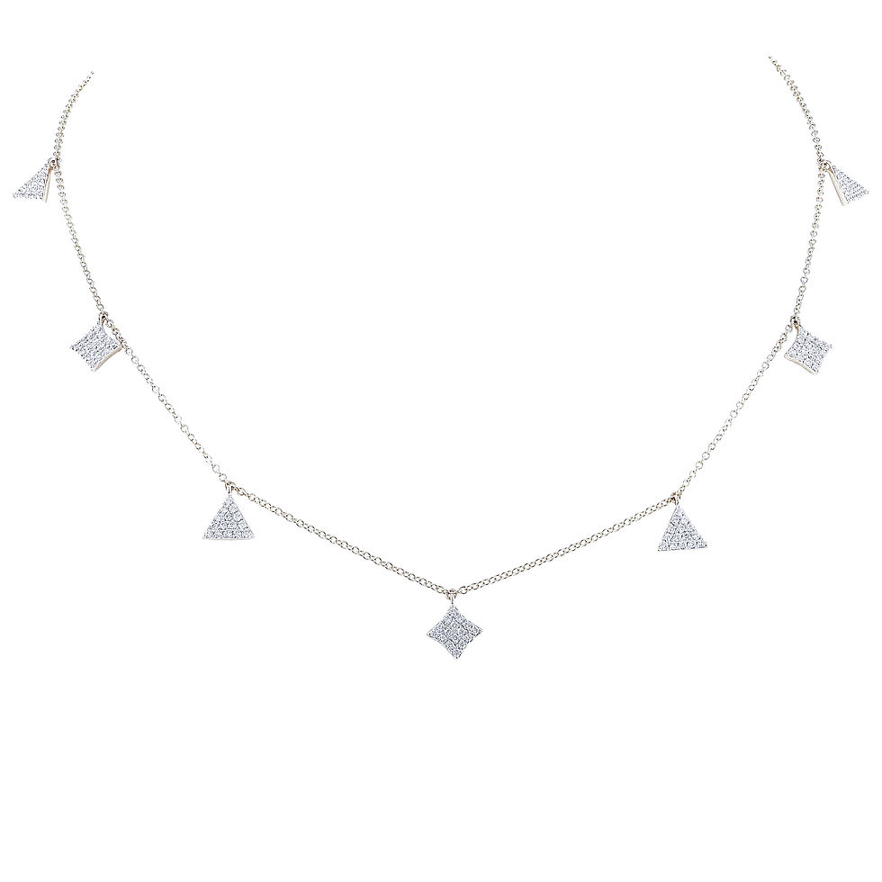 Thumbnail: Squares & Triangles Necklace