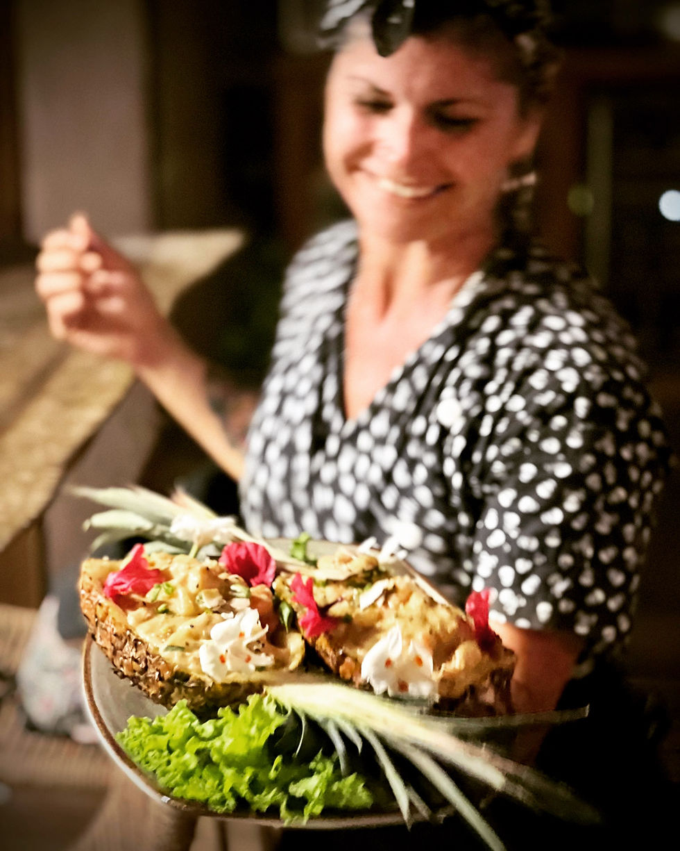 Art in a pinapple