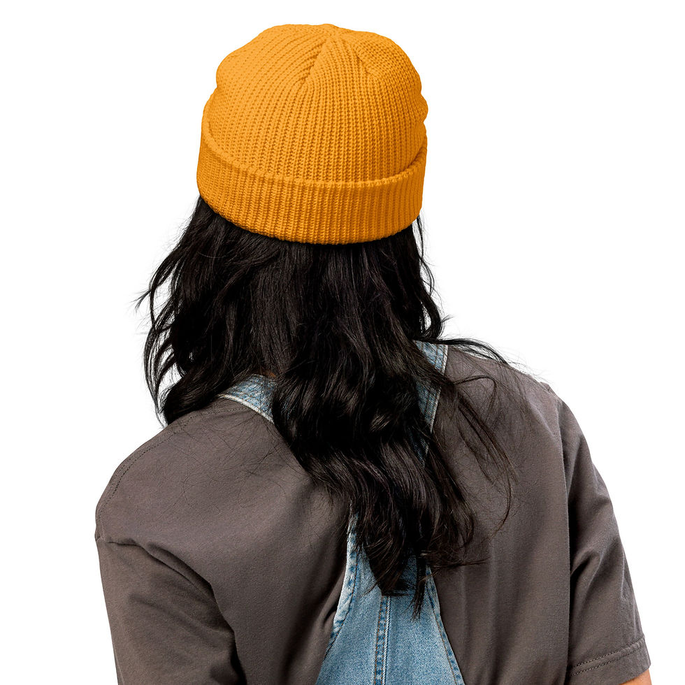 Thumbnail: Person from behind wearing a yellow beanie