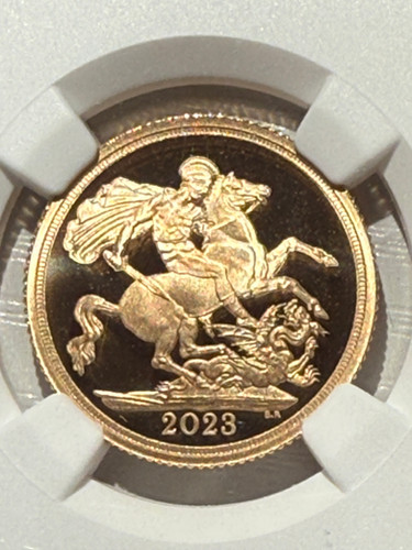 最高鑑定】イギリス チャールスIII コロネーション ソブリン金貨 NGC