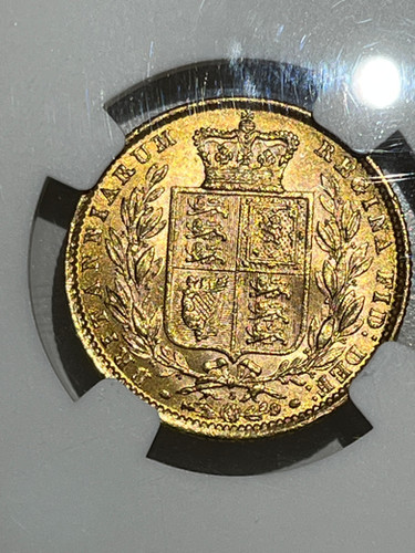 1872 イギリス ソブリン金貨 ヴィクトリア ヤングヘッド NGC