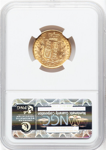 MS64 イギリス ソブリン金貨 ヴィクトリア ヤングヘッド NGC 1871 MS64 イギリス ソブリン金貨 ヴィクトリア ヤングヘッド NGC 1871