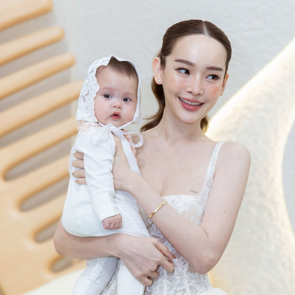 เผยโฉมครั้งแรก “น้องวานิลลา สกาย” ลูกสาว “ปุ้มปุ้ย-กวินท์” CEO ตัวจิ๋ววัย 5 เดือน