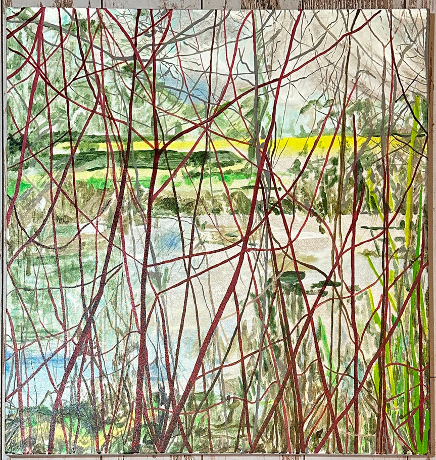 Thumbnail: Catherine Farr - Pond with Cornus