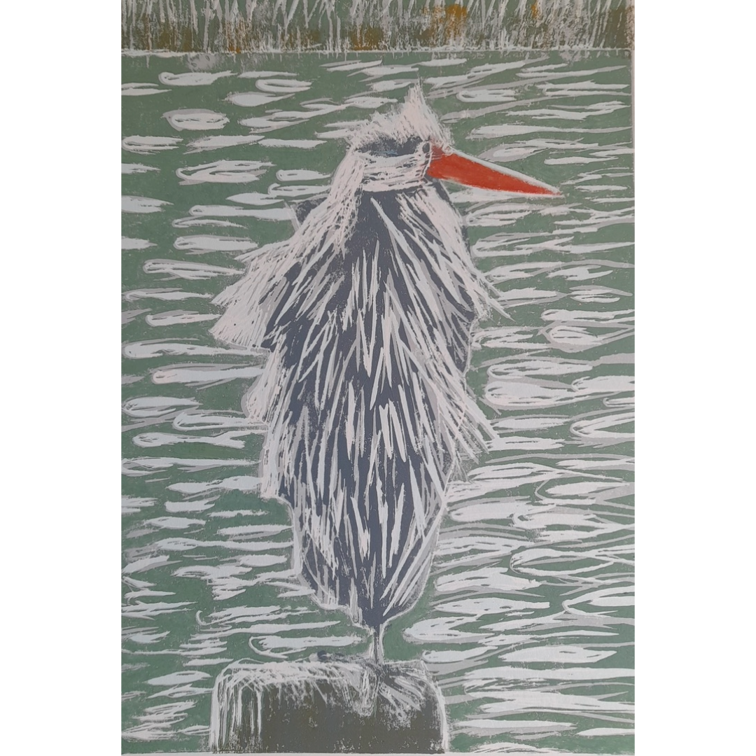 Eileen Counsell - Grey Heron at Cuckmere