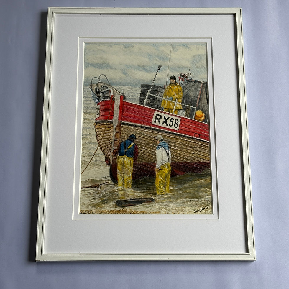Thumbnail: Jeremy Bear - Fishing Boat, RX 58 Beaching, Hastings