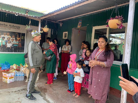 Support from Mr. Madhav Khanal, Mrs. Nanda Shobha Khanal, Mrs. Anu Khanal & Daughter Anishka