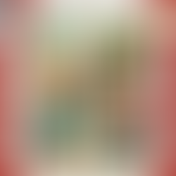 An blue and cream RV drives towards the viewer on Lake Shore Drive, Lake Michigan on the left with a sailboat, the John Hancock tower and skyline in the background