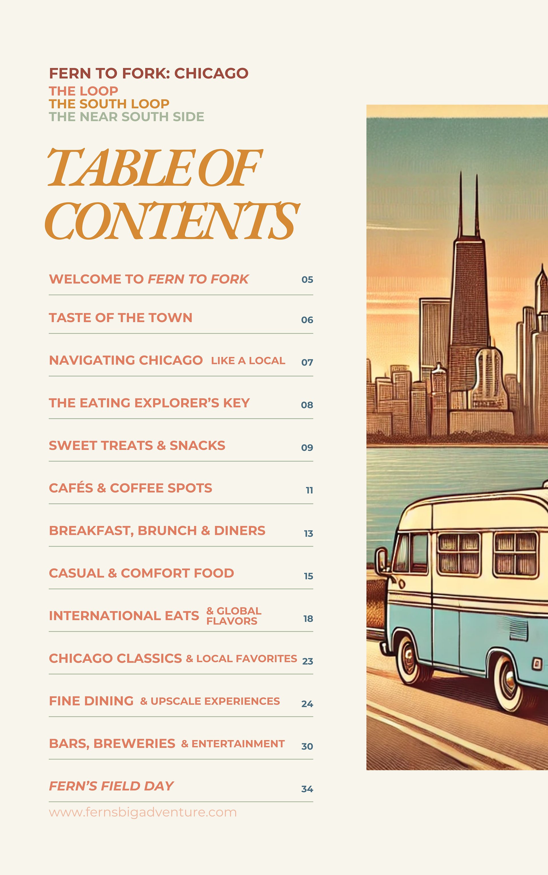 Fern to Fork: Chicago Food & Drink Guide – The Loop, South Loop & Near South Side