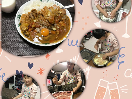 初のカツ作り‼️