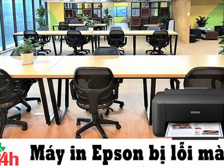 Máy in Epson bị lỗi màu
