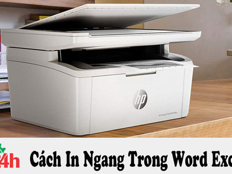 Cách in ngang trong Word Excel