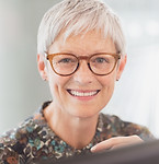 Portrait d'une femme senior