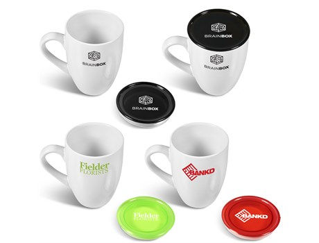 Seattle Ceramic Coffee Mug & Lid