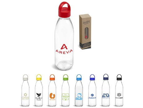 Kooshty Swing Glass Water Bottle - 650ml - Black