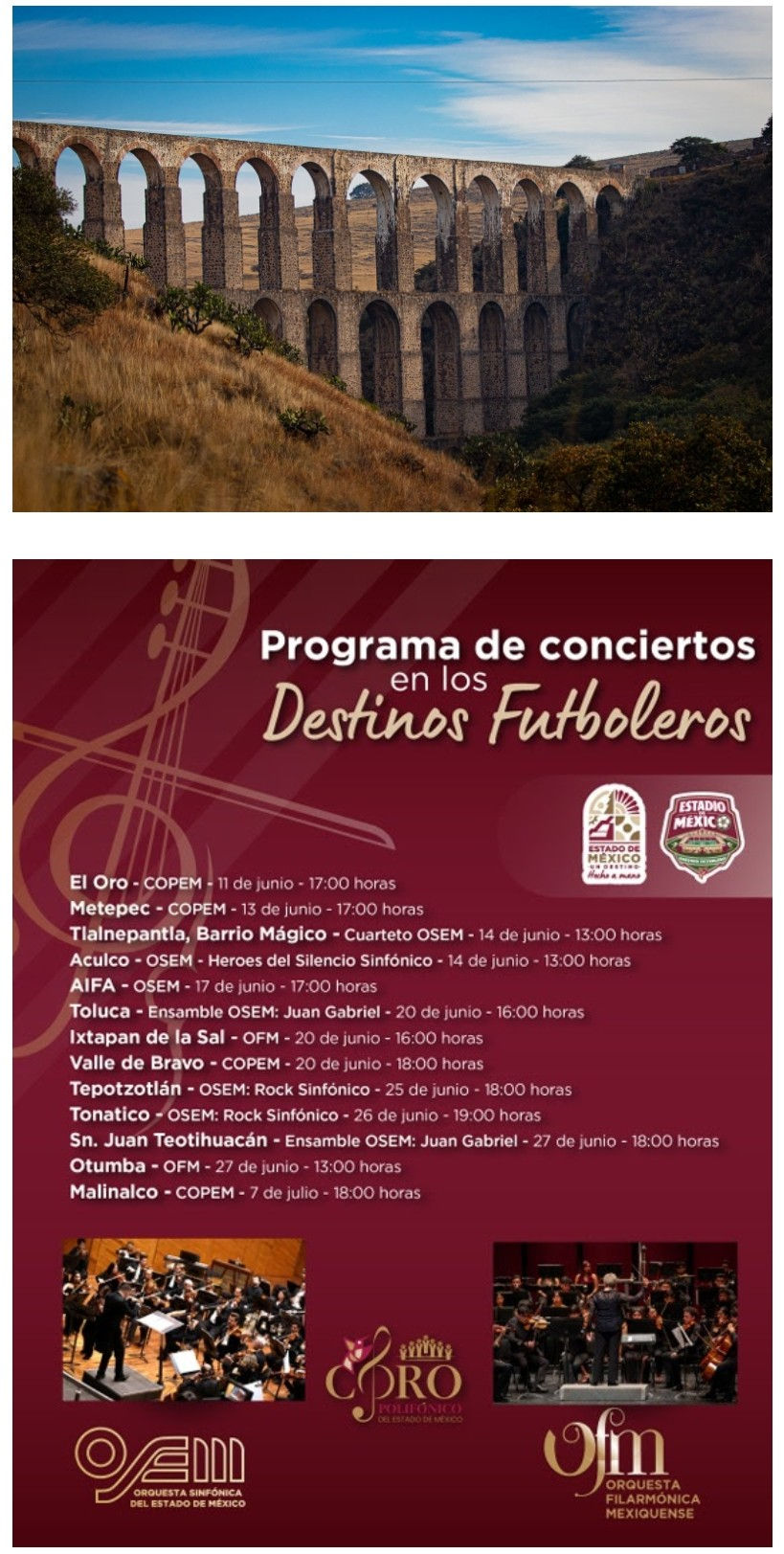 Esta es la ubicación de los 14 destinos Futboleros para disfrutar en el EdoMex de actividades artísticas y culturales durante la fiesta mundialista