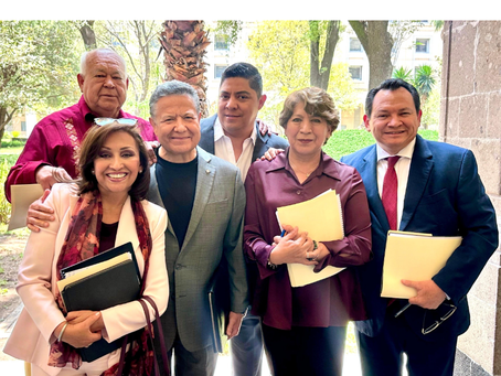 Presidenta Claudia Sheinbaum y Gobernadora Delfina Gómez
revisan avances de la implementación del IMSS Bienestar en EdoMex
