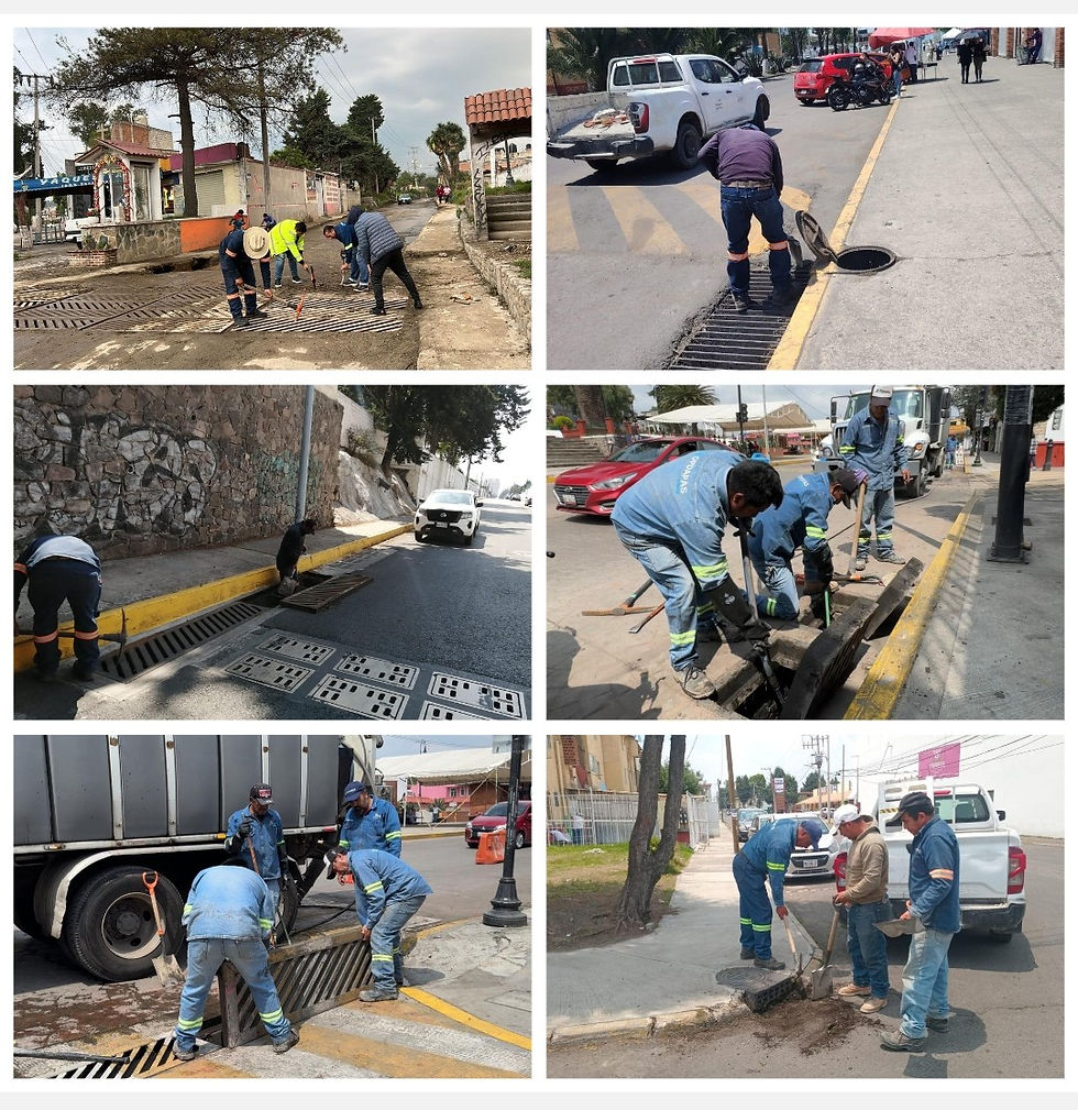 FUNCIONA TRABAJO PREVENTIVO, EN METEPEC SIN AFECTACIONES POR LLUVIAS
