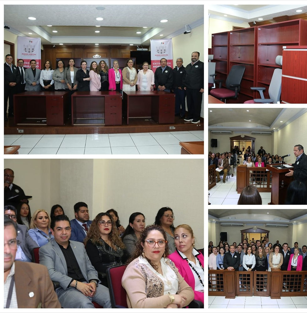 PJEdomex renueva mobiliario en 21 edificios con inversión superior a 74 mdp