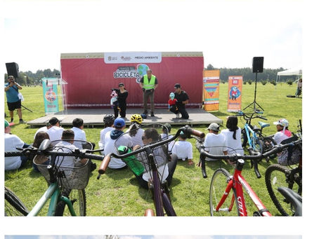 Gobierno del EdoMex realiza rodada e invita a adoptar la bicicleta como alternativa de movilidad sustentable