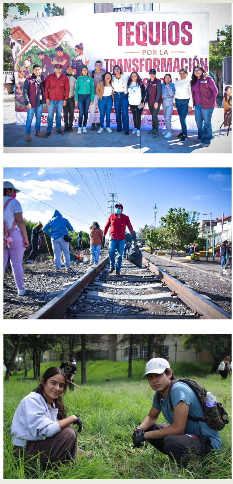 Moviliza Gobierno de Delfina Gómez más de 32 mil jóvenes para recuperar espacios públicos en 73 municipios del EdoMex