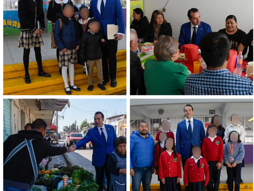 Realizó Kalid Mohamed gira de trabajo por centros educativos del municipio de Lerma donde escucho peticiones y gestiones