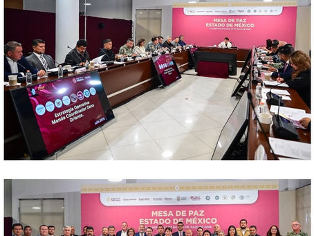 Mando Unificado Oriente disminuye 53% robo de vehículos en 15 municipios del EdoMex coordinación del Plan Integral en la Región construye la paz