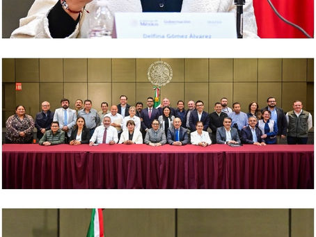 Gobernadora Delfina Gómez y Gobierno de México evalúan avances del Plan Oriente del EdoMex en materia vial, de educación, acciones hidráulicas y de salud
