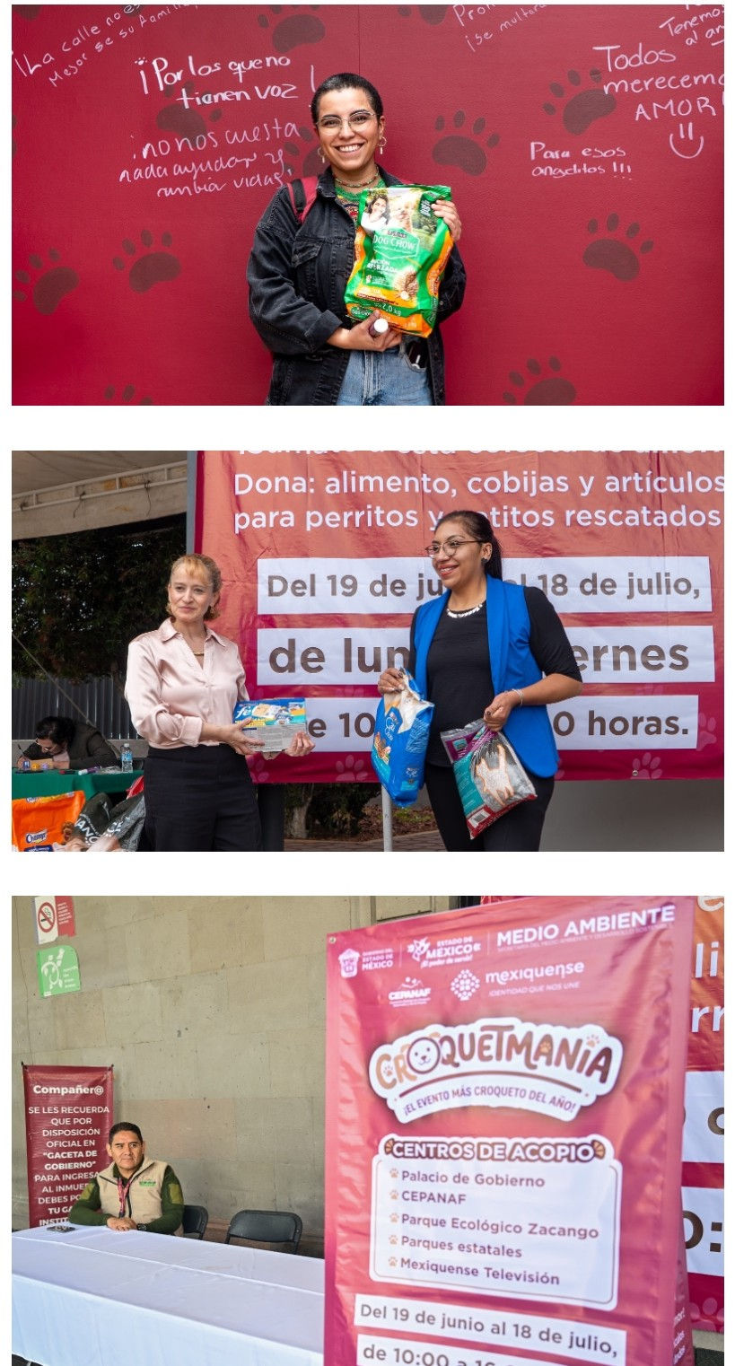 Sumate a la Croquetmania ! El Gobierno del EdoMex convoca a la ciudadanía a donar alimento y artículos de cuidado para lomitos y muchos, en 13 centros de acopio