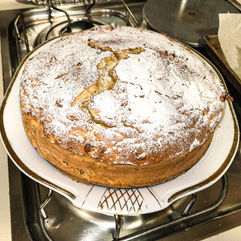 Soft Dough Apple Pie