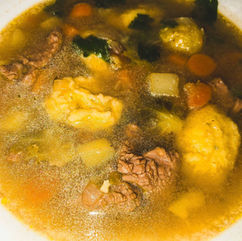 Complete-lunch-Beef-soup-with-Vegetables