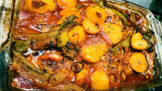 Oven-baked Chicken stew