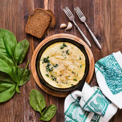 Salmon in Spinach Sauce
