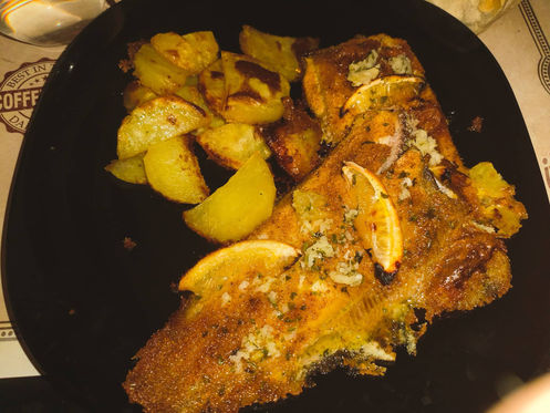 Dover Sole in Oven with Potatoes