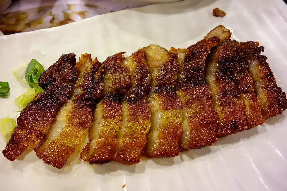 Crispy Roasted Pork Bacon
