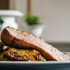 Honey Roasted Pork Joint-French Meal
